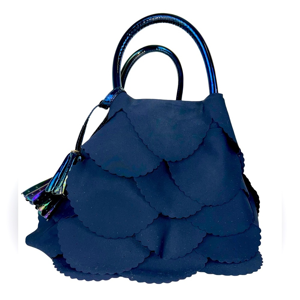 EMPORIO ARMANI SCALLOP LAYERED HAND BAG